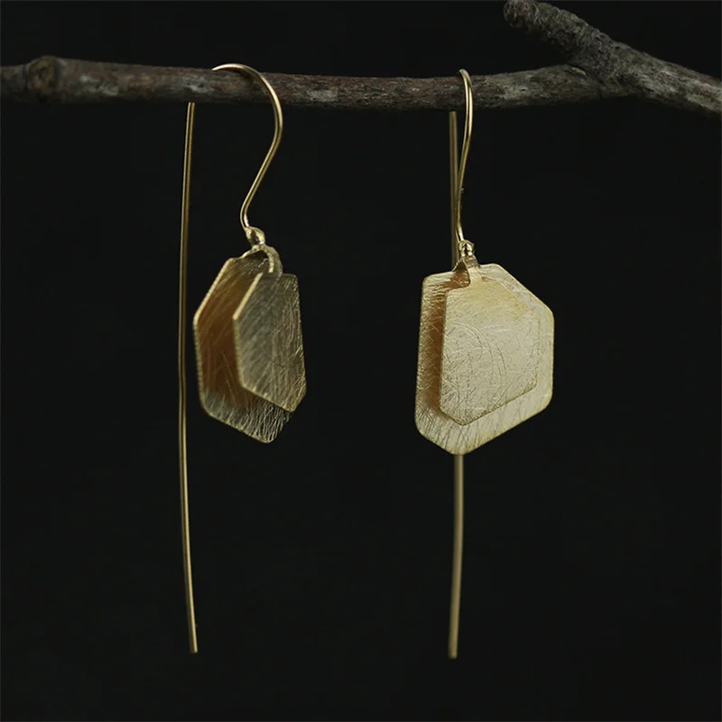 

Женские серьги-подвески из серебра 925 пробы