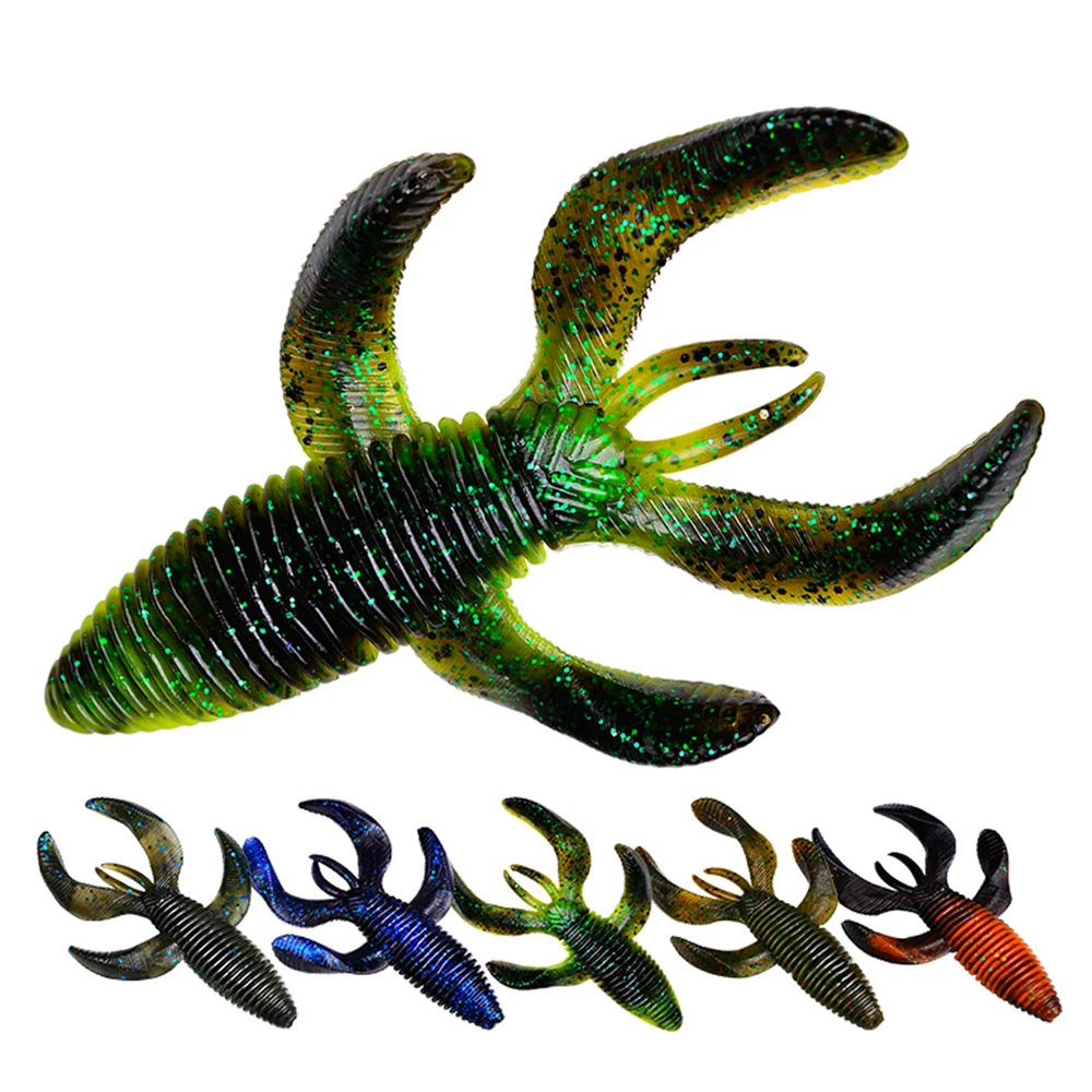 

5pcs/lot Shrimp Lure Bait 11.5g 10cm Silicone Swimbaits isca Artificial Worm Soft Bait Fish Wobblers Bass Carp Fishing Lure