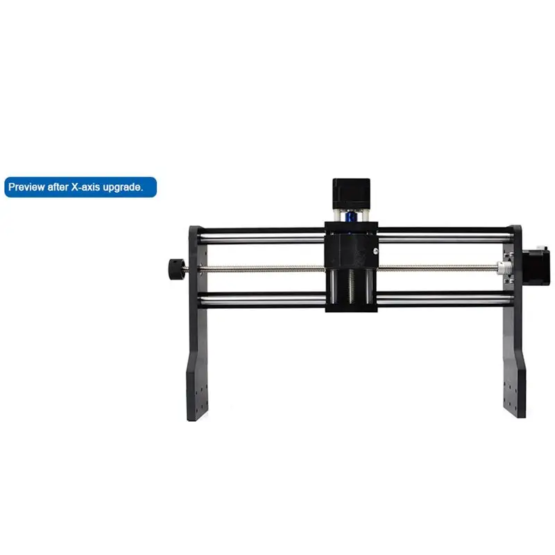 Фото DT15 4x Комплект модернизации CNC 3018 Pro, комплект расширения для преобразования 3018 в 3040, ось Y 450 мм, ходовой винт T8 для гравировки на 3018 Pro. №1