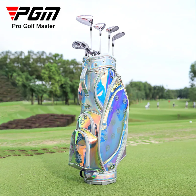 Free Club!Golf Korean Style Rack Lady Bracket Bag Women Sports Portable Club Colorful Transparent Backpack Bag TPU Waterproof