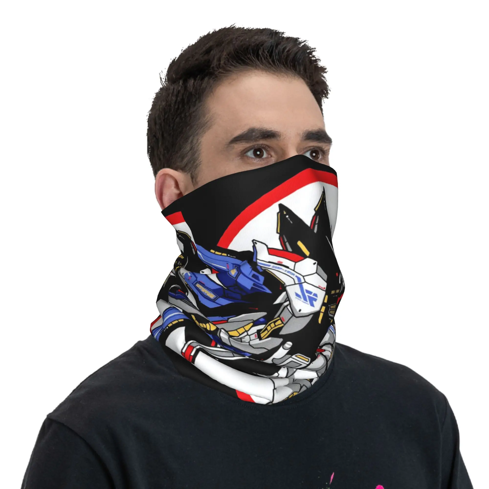 Фото Маска для лица Freedom (2) Bandana Gaiter Club Gundam, для походов, для взрослых, моющаяся, в виде шейного платка №5