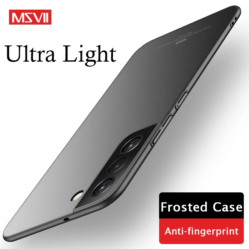 Чехол для Samsung S21 + тонкий матовый чехол MSVII Galaxy Plus Ultra FE жесткий |