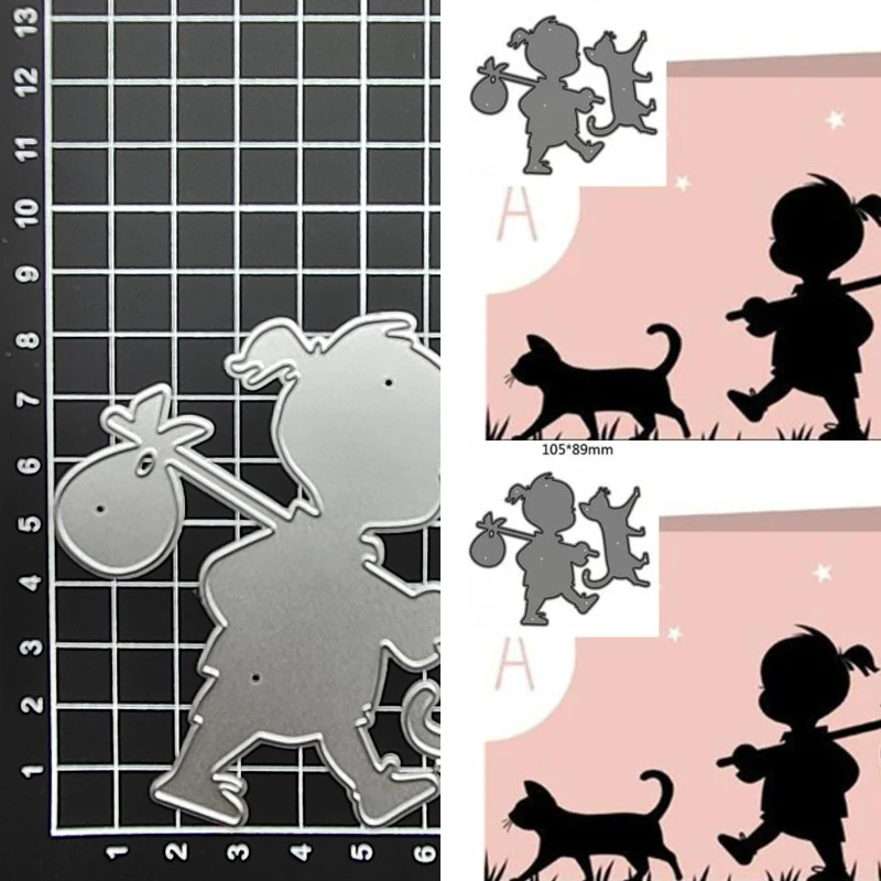 Металлические штампы для вырезания штамповка детская собака Скрапбукинг