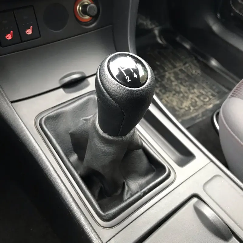 Для MAZDA 3 BK BL 5 CR CW 6 II GH CX-7 ER MX-5 NC III MT 56 скоростей, ручка переключения передач, кожаный рычаг, ручка на голову (art.: 3920d151f7461) - 3920d151f7461