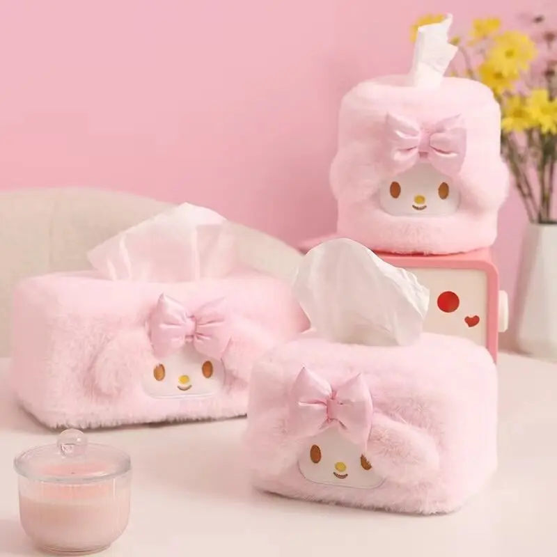 My Melody Hangyodon Sweet Piano Kawaii плюшевый ящик для салфеток автомобиля домашний простой