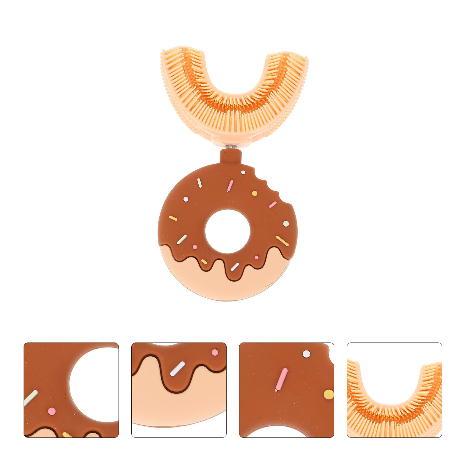 

Household Oral Clean Teeth Cleaning Tool Kids Silicone Silica Gel Children