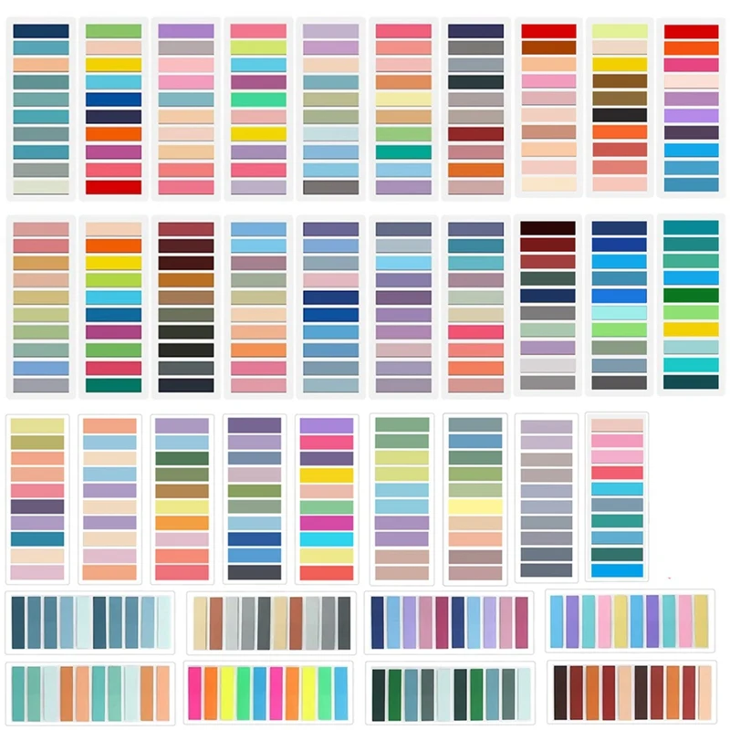 7400 листов прозрачных липких заметок самоклеящиеся книжные маркеры