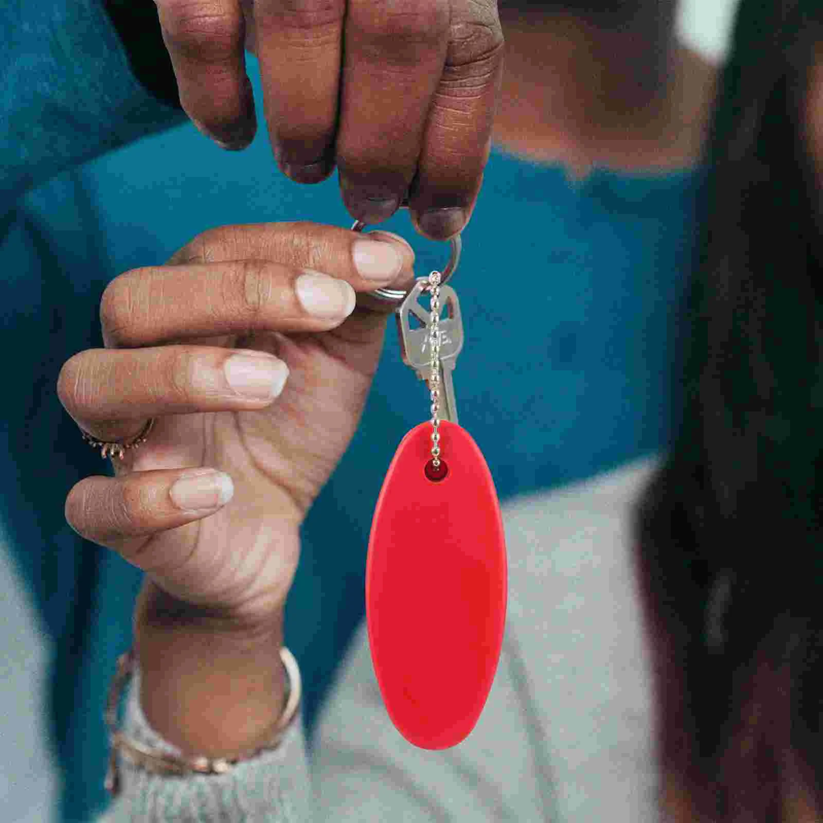 

5 Pcs Floating Keychain Outdoor Decor Small Water Keychains Buoy Decorative Holder Polyurethane Boat Keys