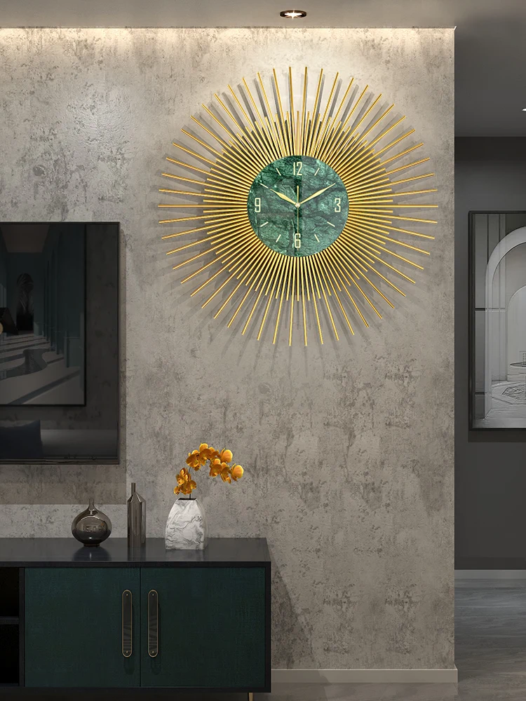 

Luxury Large Wall Clock Modern Design Mechanism Silent Nordic Creative Wall Clock Living Room Decoration Reloj Pared Home Deco
