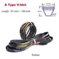v belt a type black rubber a 91inch a 100inch industrial agricultural machinery automotive equipment v belt transmission belt