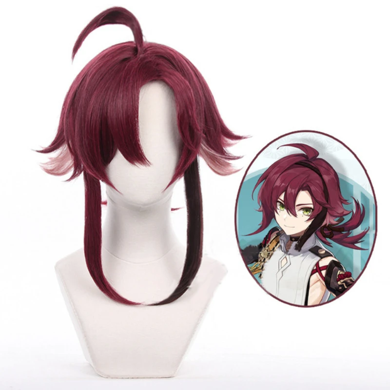 

Game Genshin Impact Shikanoin Heizou Cosplay Wig Pre Styled Heat Resistant Synthetic Wig Genshin Impact Cosplay Wig+free Cap Wig