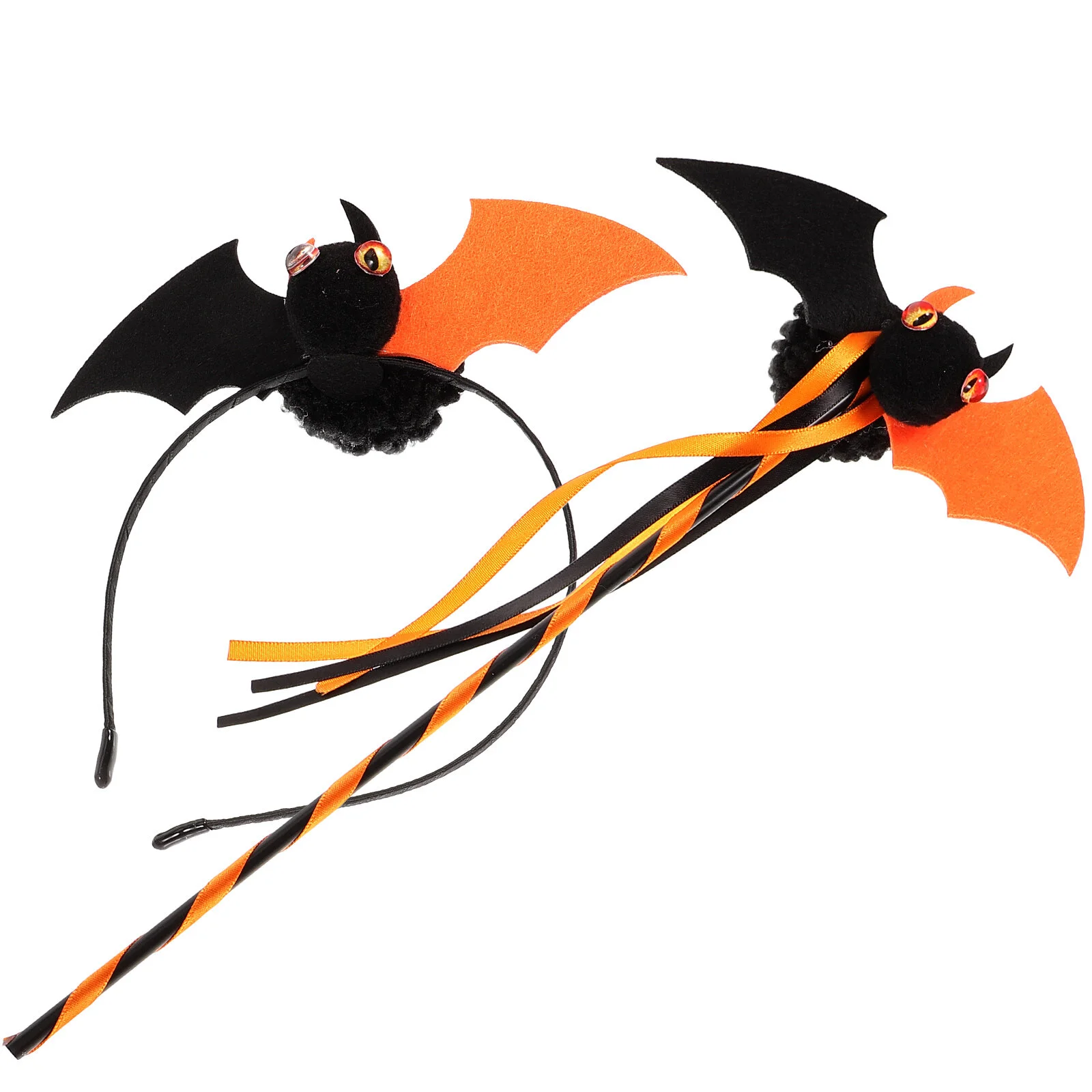

Makeup Headbands Props Cosplay Bat Plastic Halloween Decorations Party Hair Women's