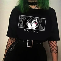 2022 japanese anime code geass women t shirt lelouch lamperouge manga graphic tees fashion woman blouses 2022 y2k clothes tops