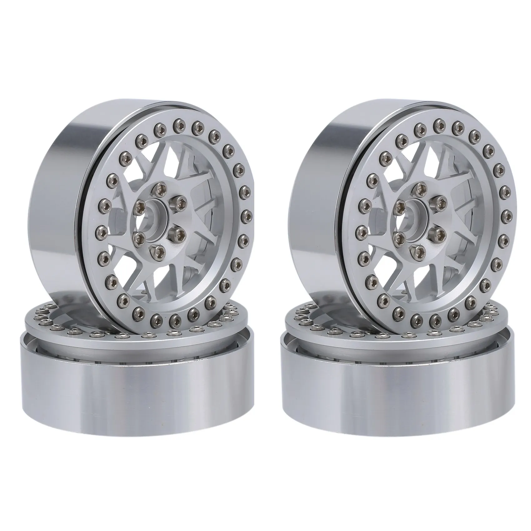 

4 шт., металлические колесные диски для гусеничного автомобиля 2,2 Traxxas TRX4