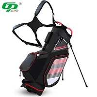 hot sales custom logo golf stand bag with legs durable light weight nylon golf bags for men