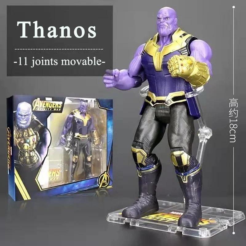 

New Avenger Marvel 4 Ultimate Game Shf Thanos Pvc Action Character Series Model Toy Gifts For Children 18cm