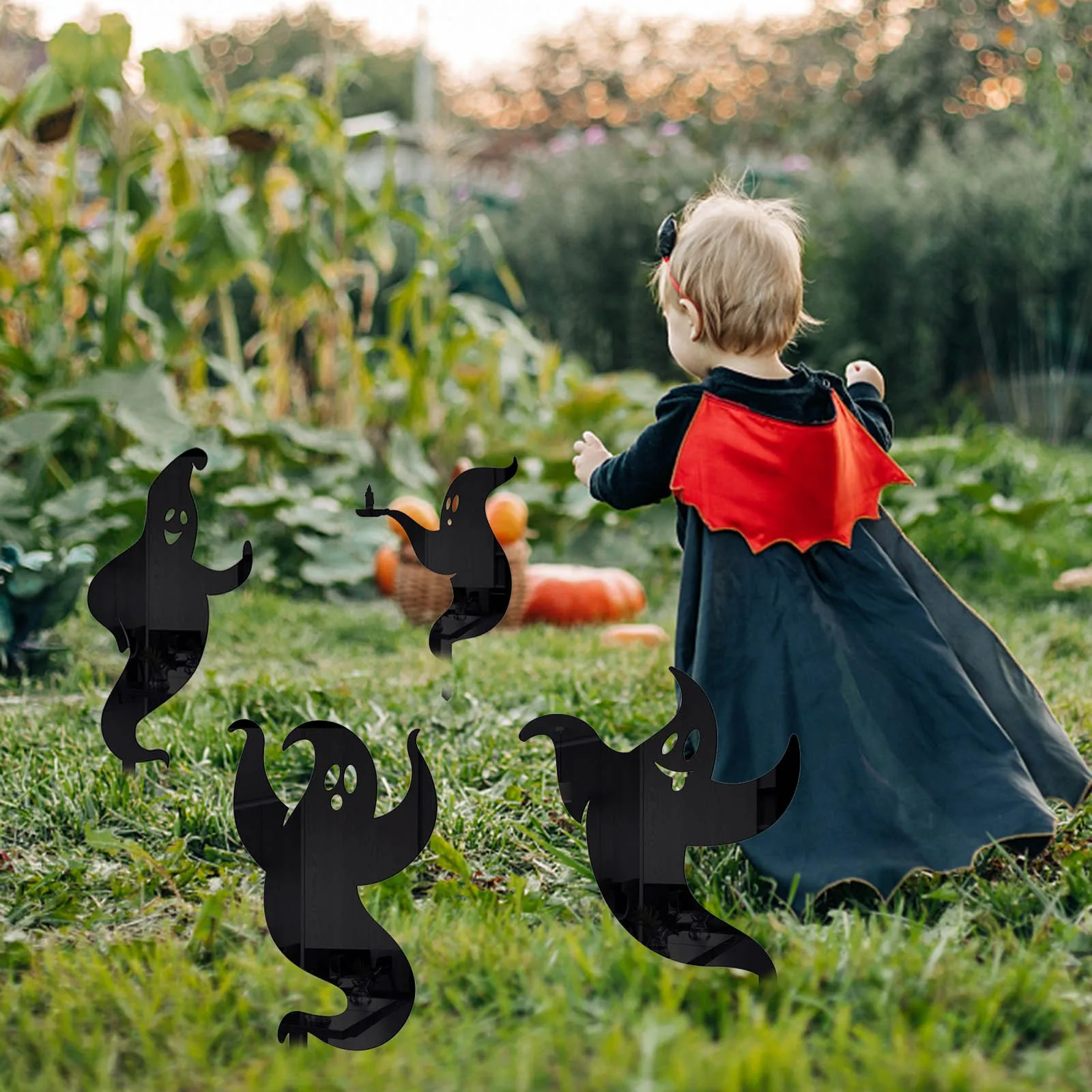 

Vegetable Garden Signs for Kids Halloween Horror Acrylic Outdoor Garden Decorative Floor Insert Garden Outdoor