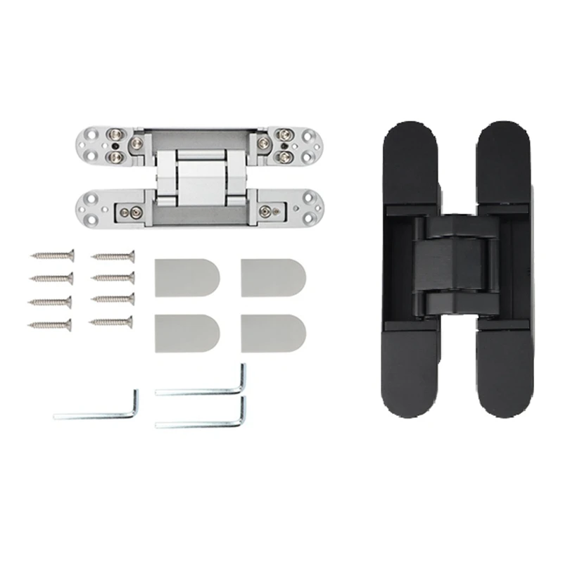 

3D Adjustable Door Hinge Adjustable Concealed Hinge/Invisible Door Hinge, Folding Self Closing Hinge 165X30mm