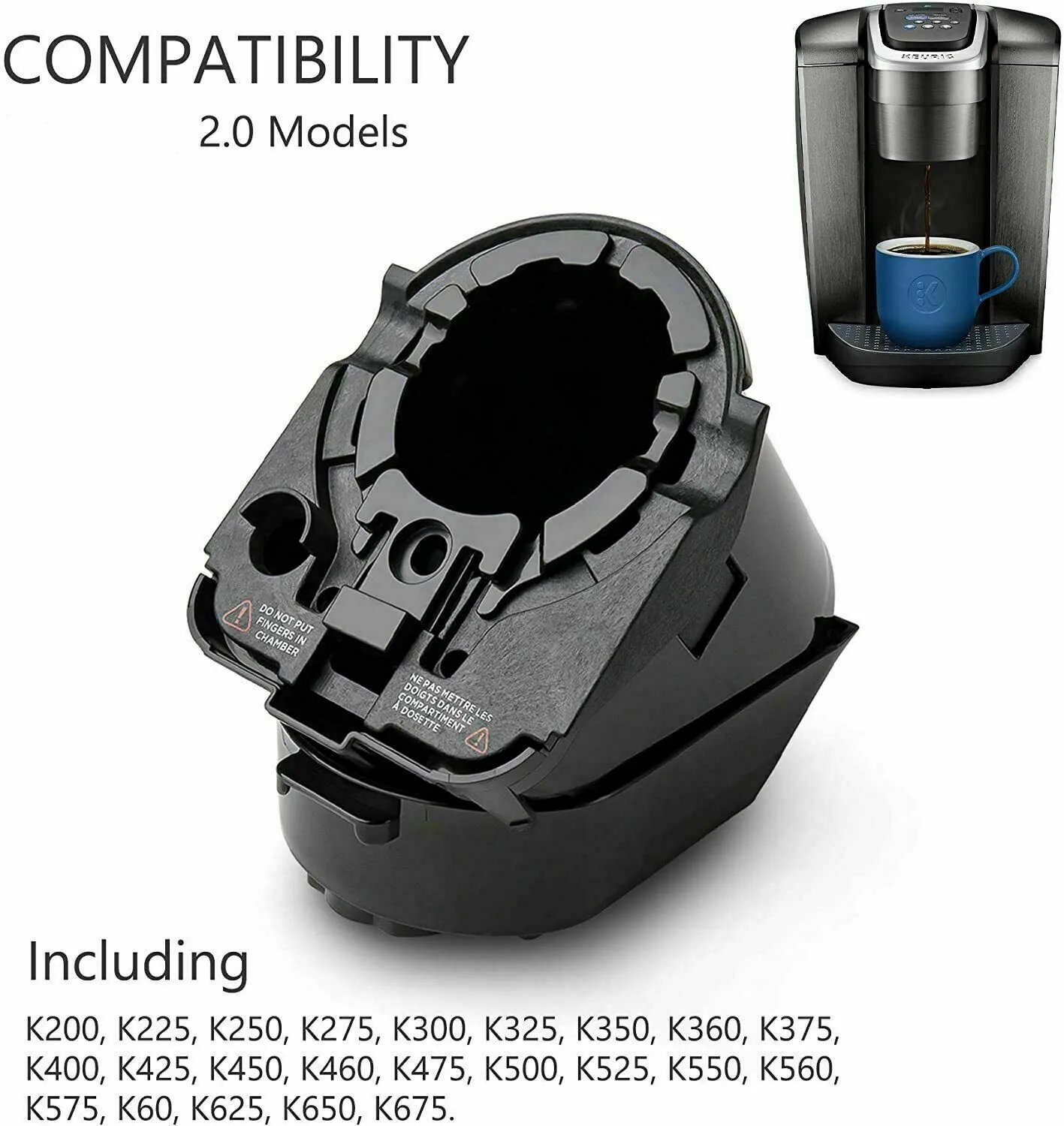 

Запасные части держателя K-Cup для Keurig 2,0 K200 K300 K400 K500 K600 Series