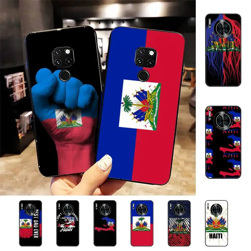

Haiti Haitian Flag Phone Case For Huawei Nova 3I 3E mate 20lite 20Pro 10lite Luxury funda case