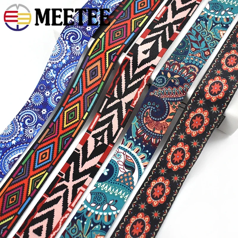 

1/3/5/10M 38mm Polyester Jacquard Webbing Tape For Sewing Bag Strap Belt Ribbon Clothing Handbag Binding Tapes DIY Accessories