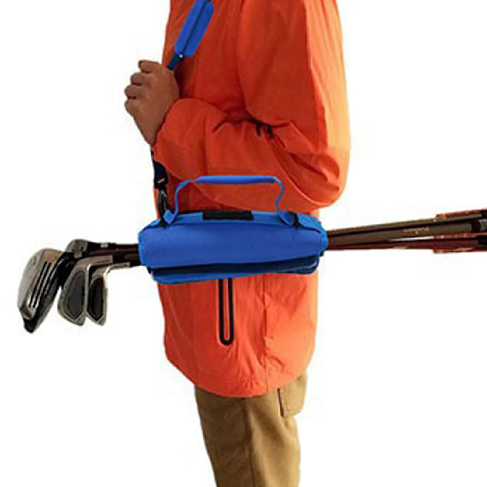 

Lightweight Golf Club Carrier Bag Portable Adjustable Shoulder Strap Crossbody Bag Lightweight Portable Driving Range Carrier