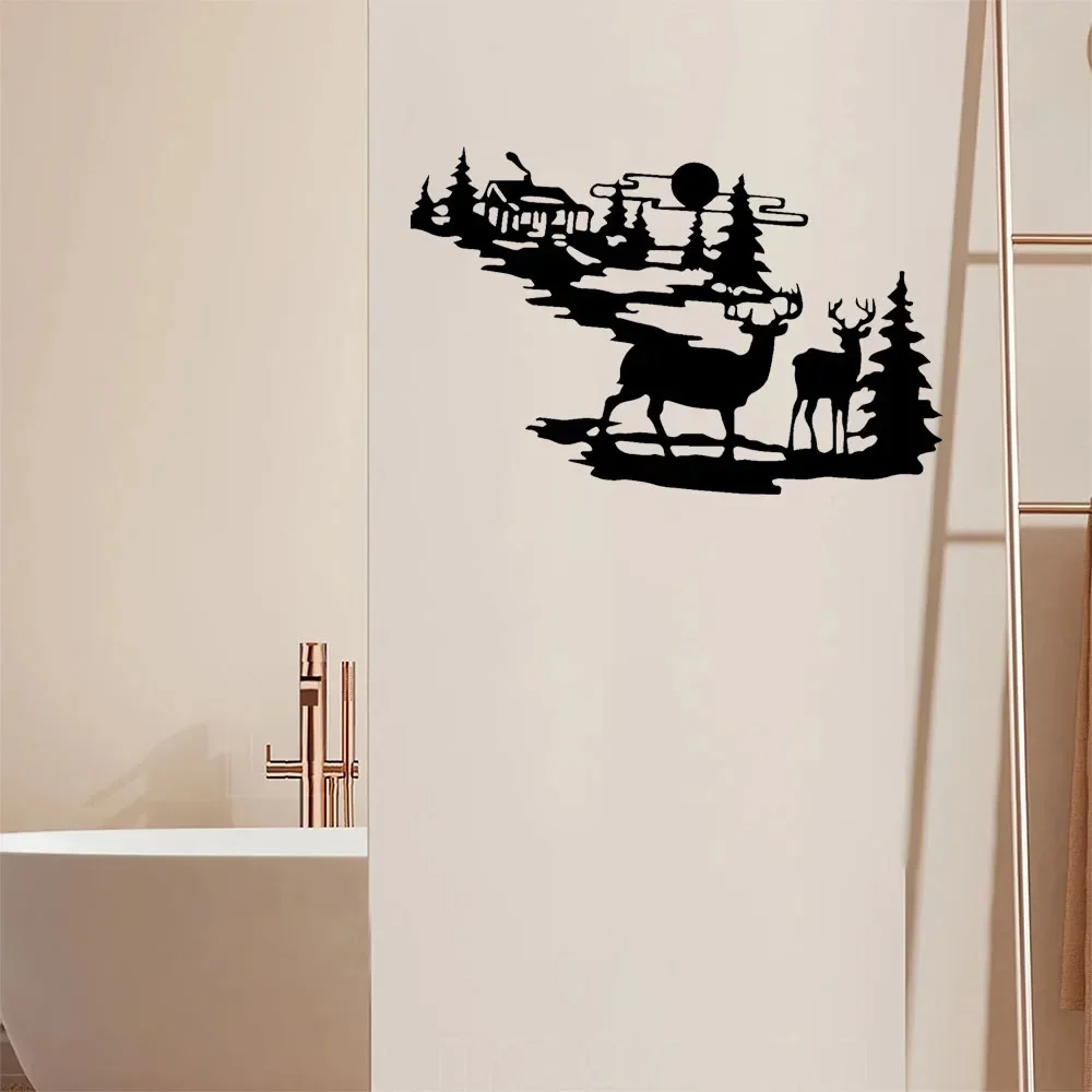 Очаровательный металлический настенный декор в деревенском стиле с