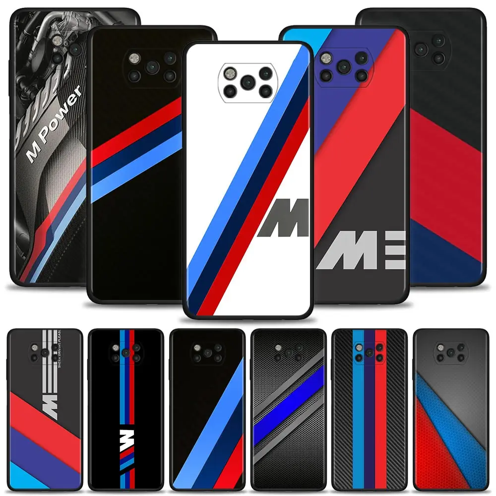 

Case For Xiaomi POCO X3 NFC X3 M3 M4 Pro X3 F3 GT Cellphone for Mi 11T 10T Pro 9T 11 Note 10 Lite Civi Germany Sport Car-BMW