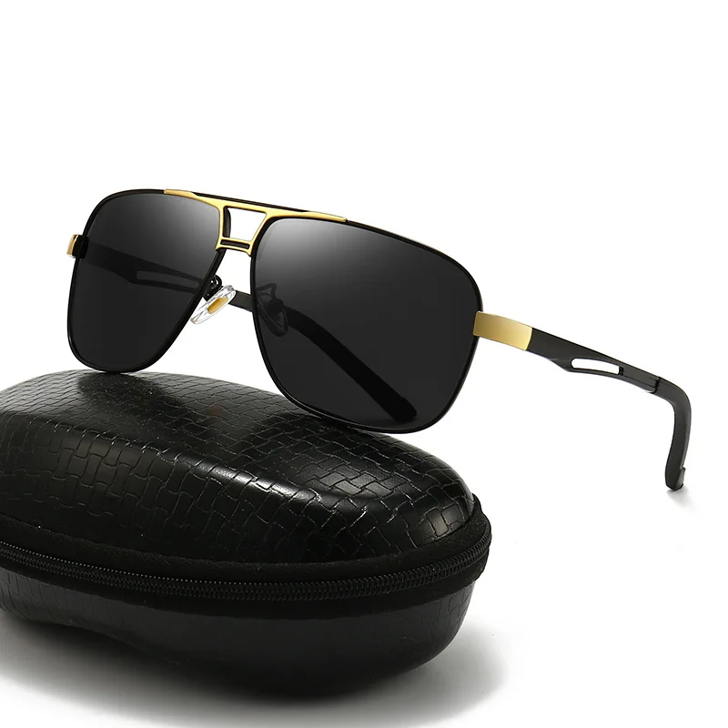 

Pilot Polarized Sunglasses For Men Luxury Design Driving Fishing Metal Sun Glasses Classic Fashion Popular Male Eyewear 2022 Y2K