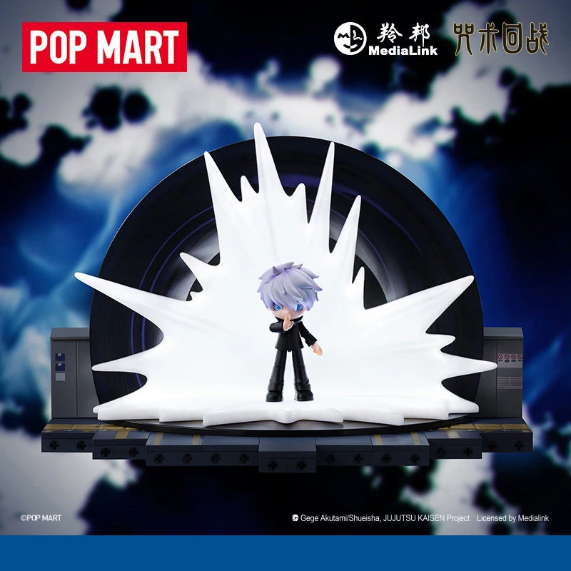 Фото Конструкторы POPMART Jujutsu Kaisen: Модные коллекционные фигурки-сюрпризы, кавайные аниме-фигурки, подарочные наборы-сюрпризы №2