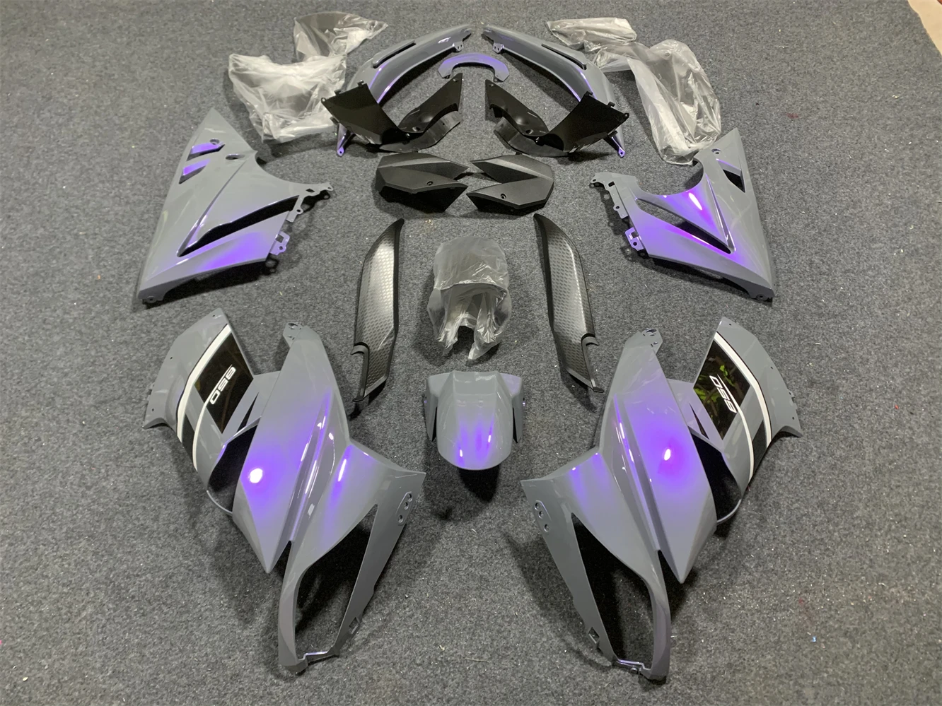 Комплект обтекателей для мотоцикла подходит Kawasaki ER-4F 09-11 лет ER-6F 2009 2010 2011