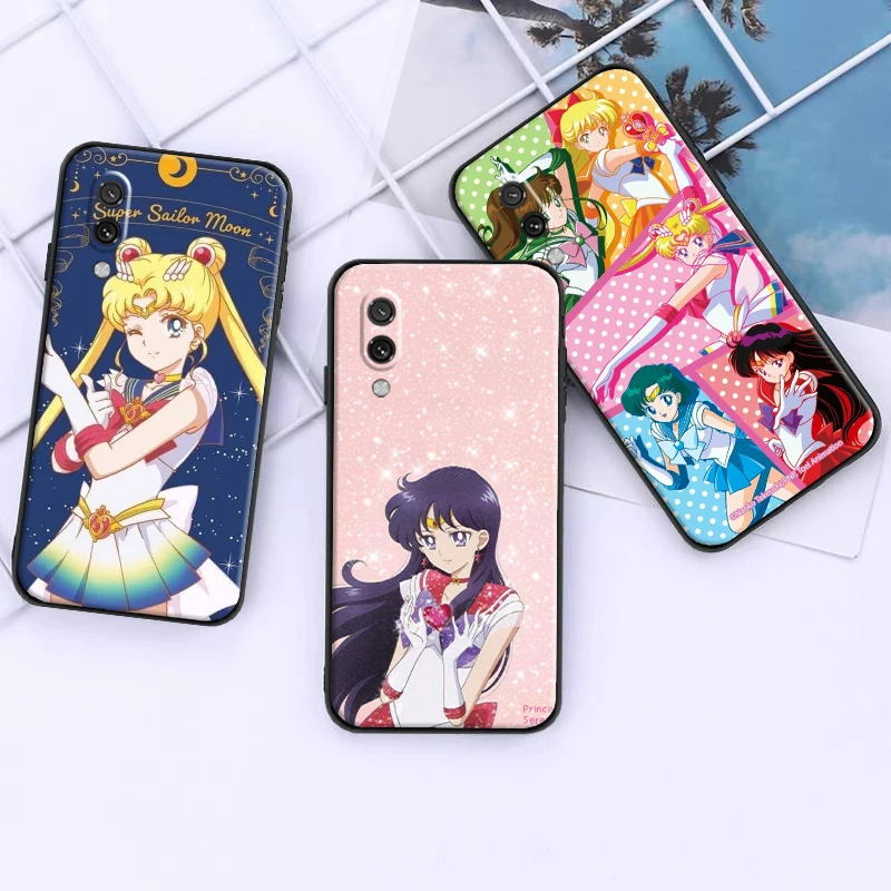 

Bandai Sailor Moon Anime For Xiaomi Mi 11 Lite Phone Case Soft Liquid Silicon Black Silicone Cover Funda Coque Carcasa
