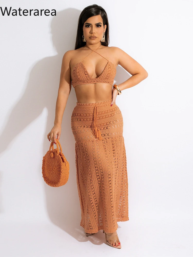 Сексуальный прозрачный кружевной Женский комплект Waterarea модный однотонный