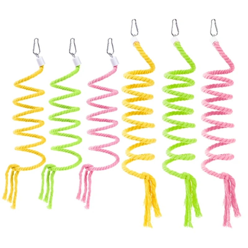 

Lovebird телефон, спиральный мост, качели, скалолазание, хлопок, тренировочная модель для птиц, товары для домашних животных