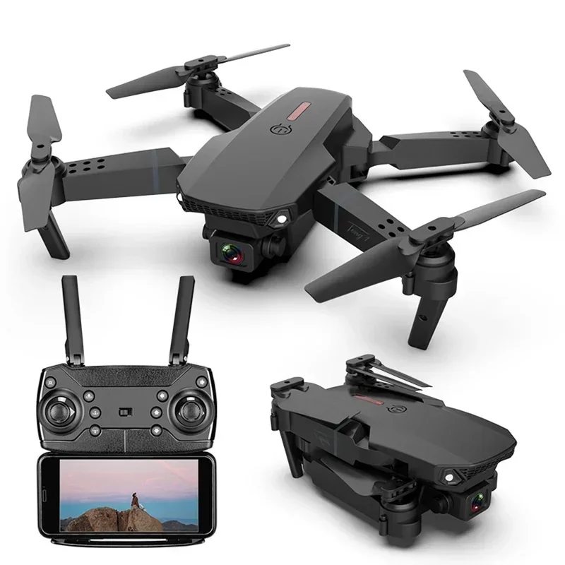 

HJ New Tecnologia Aerial Quadcopter Intelligent Following Rc HD Professional Drones With Camera E88 Drone Small DroneToy