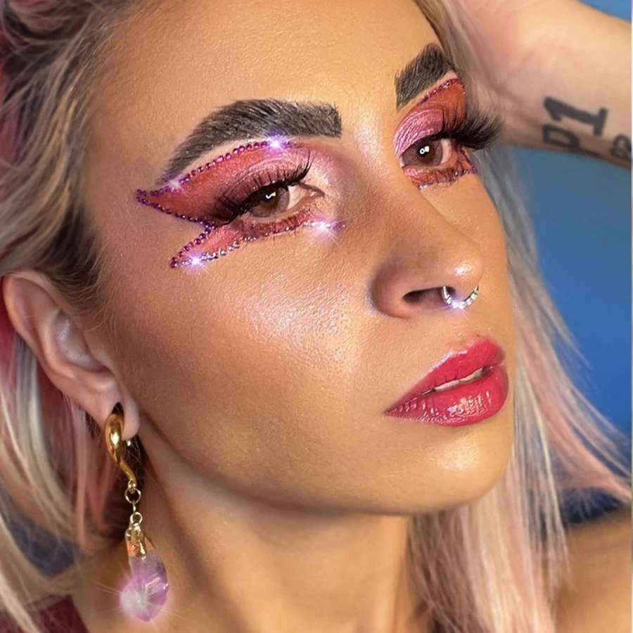 Doearko 2PCS Amethyst Stone Dangle Hook Ear Weight Hangers 316 Stainless Steel Ear Plugs Gauges Women Body Piercing Jewelry