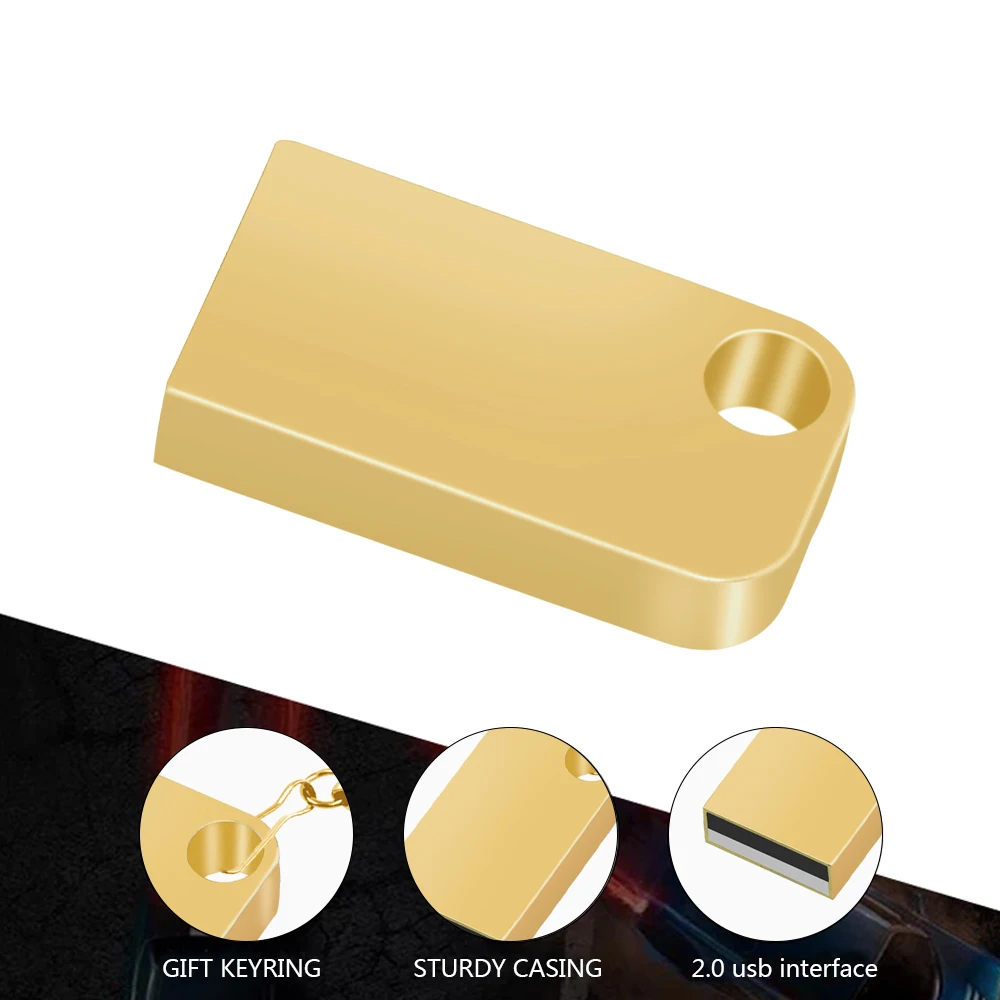 USB 2.0 4 Гб флэш-накопитель 32 ГБ классный металлический флеш-накопитель 8 16