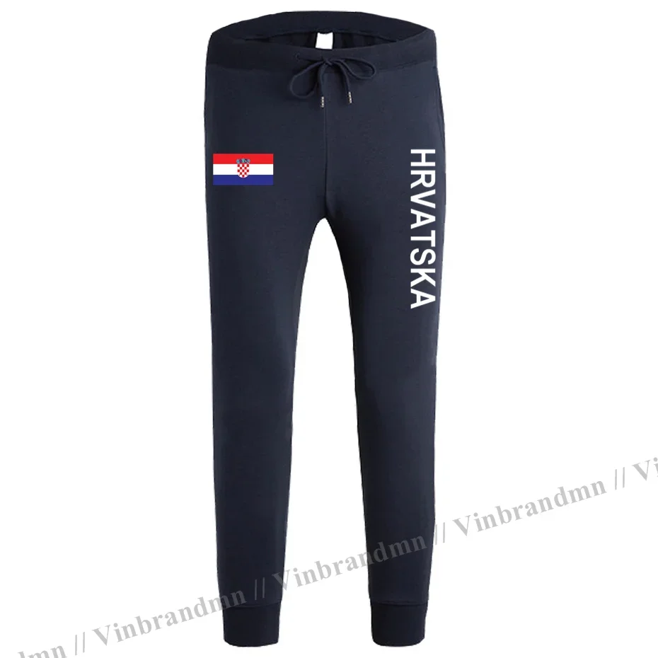Croatia Hrvatska Croatian HRV Croats мужские брюки для бега комбинезон спортивные штаны трек пот