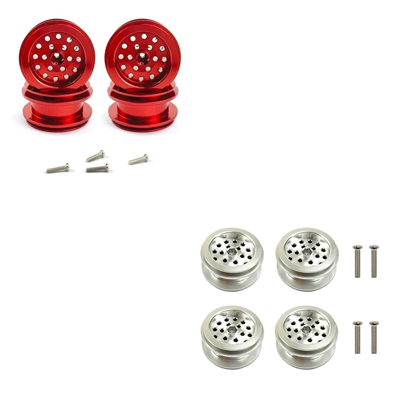 

-For WPL D12 B24 B16 B36 C14 C24 MN MN99S Q60 Q65 RC Car Upgrade Parts Metal Wheel Rim Hub Spare Accessories