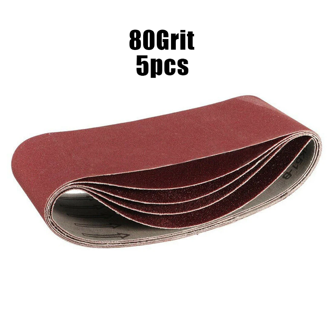 

5PCS 75x457mm Abrasive Sanding Belts Set 60/80/120/240 Grit Sander Power Tool Coarse To Fine Grinding Belt Grinder Accessories