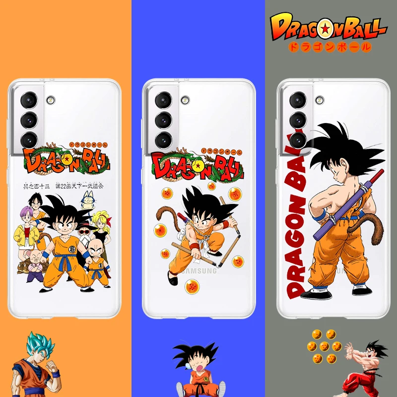 

Cute Anime Dragon Ball Boy For Samsung Galaxy S22 S21 S20 Ultra Plus Pro S10 S9 S8 S7 4G 5G Soft Transparent Phone Case Funda