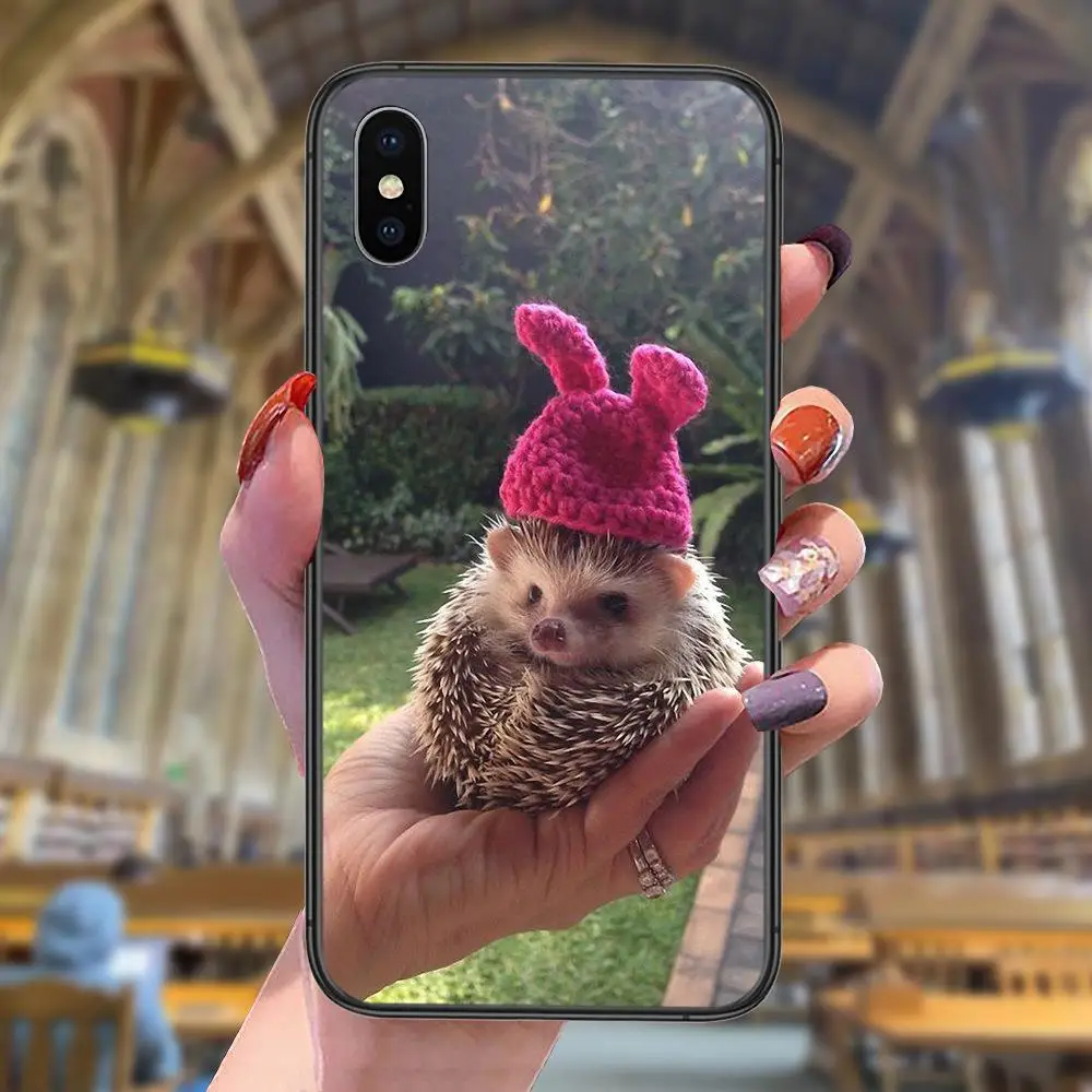 Водонепроницаемый чехол с рисунком ежа для Xiaomi Redmi 9 9A 9C 8A Pro Max K40 Plus |