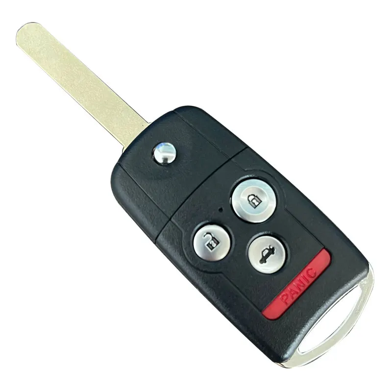 Фото 3/4 кнопки, откидной автомобильный дистанционный ключ, брелок для Acura Civic Accord Jazz CRV HRV, сменный корпус ключа №4
