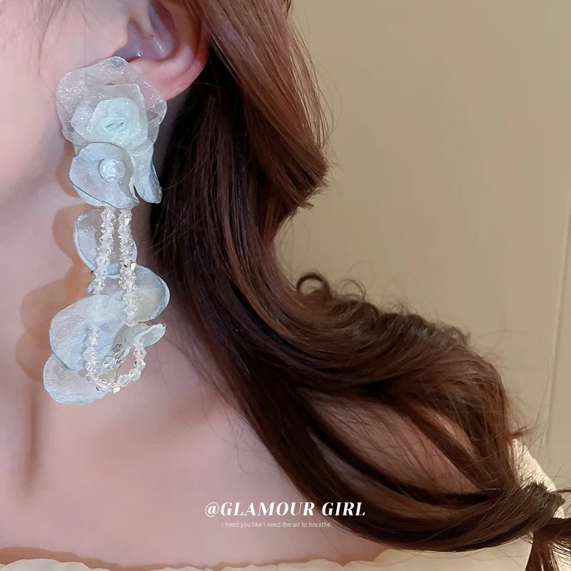 Женские серьги-подвески в богемном стиле