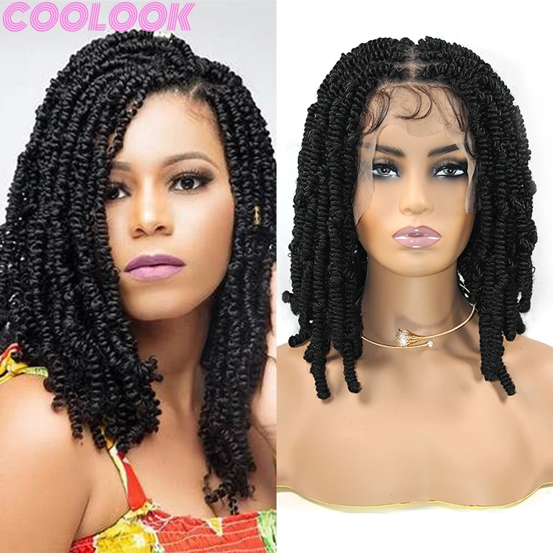 Парик Синтетический Плетеный на спирали 12 дюймов термостойкий