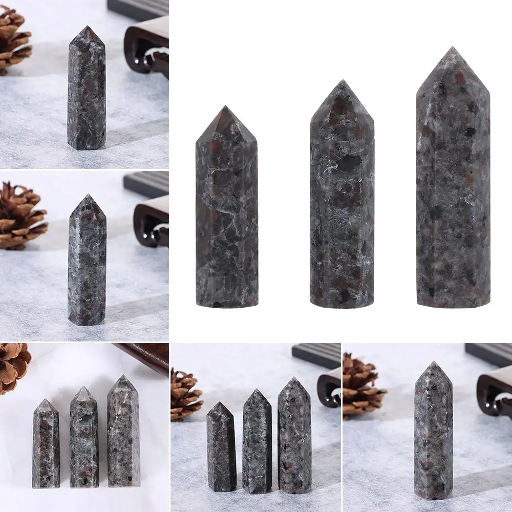 

Phosphorescence Powerful Energy Quartz Crystal Point Natural Crystals Healing Wand Stone Firestones Crystal Column