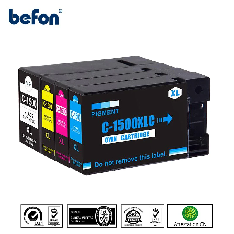 

befon 1500XL Ink Cartridges Replacement for Canon PGI-1500XL PGI-1500 Maxify MB2350 MB2050 MB2300 MB2000 MB2150 MB2755 MB2155