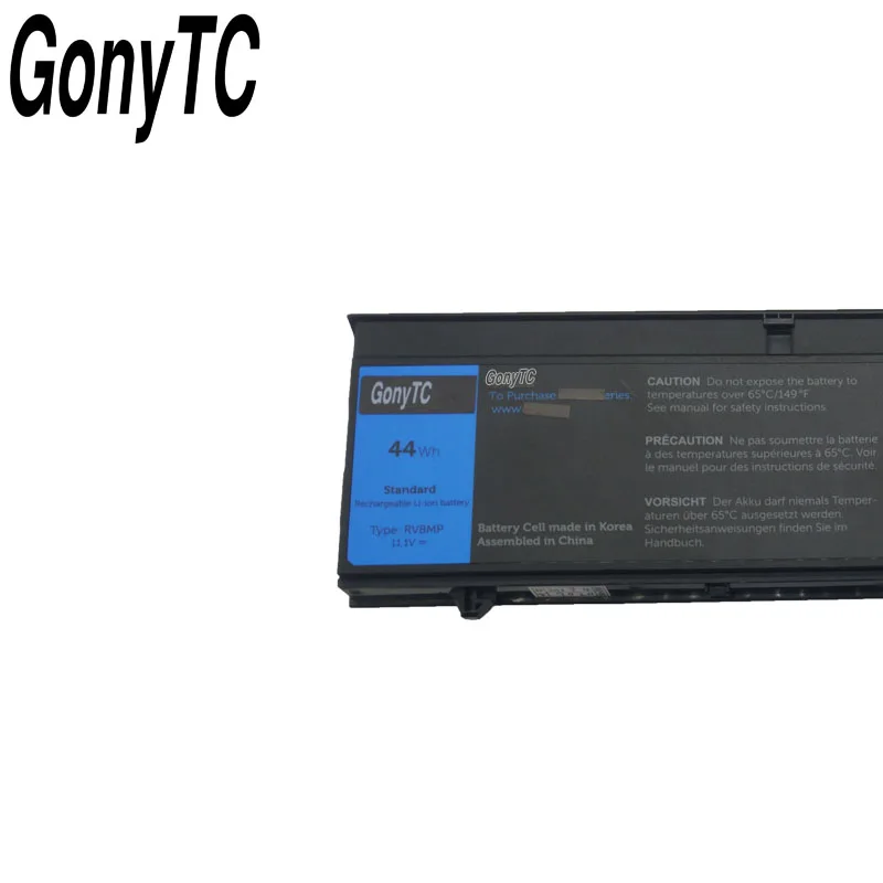 Стандартная литий-ионная аккумуляторная батарея Dell 44wh типа RV8MP 11,1 В для планшетного ПК Dell Latitude XT3 01PN0F H6T9R 0422N4 05WFK6 (art.: 3920cd2ffdfe9) - 3920cd2ffdfe9