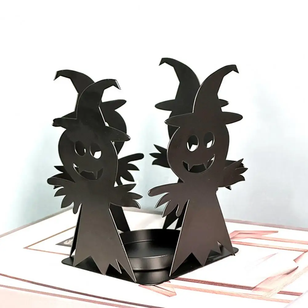 S Halloween Pumpkin Lantern Candle Holder Versatile Metal Craft For Home Outdoor Decor Spooky For Bedroom