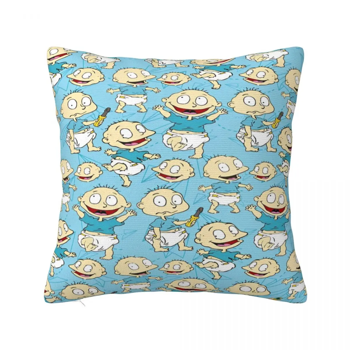 Rugrat Pile Up Anime Kids Pillowcases Merch Printed Polyester Cushion Cover Decorative Throw Pillow Case Living Room